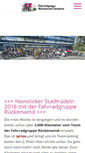 Mobile Screenshot of fahrradgruppe-rueckenwind.de