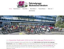 Tablet Screenshot of fahrradgruppe-rueckenwind.de
